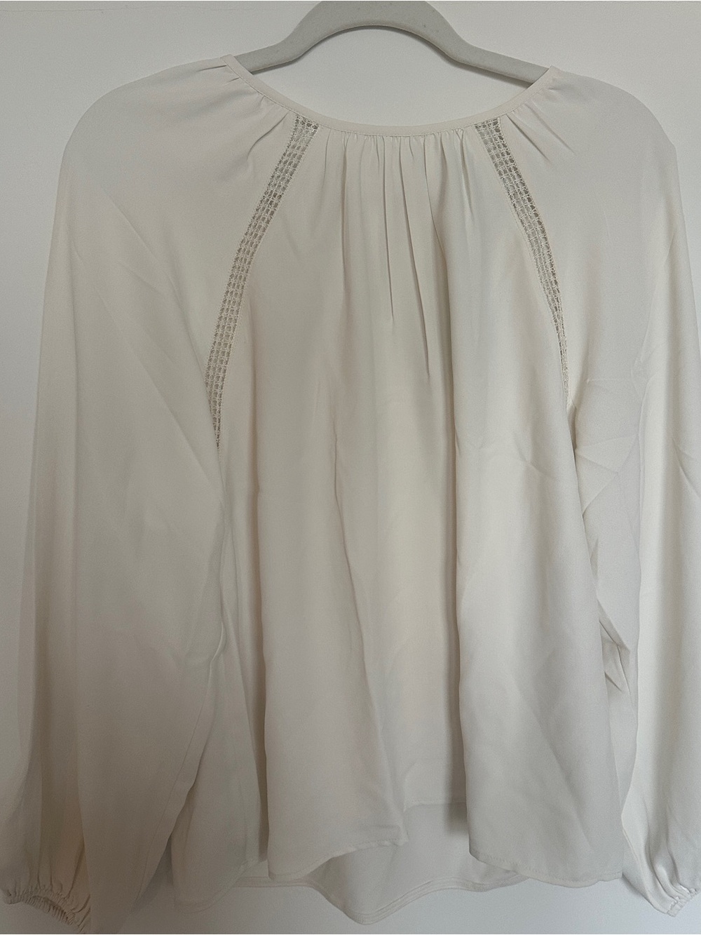 Ann Taylor - White Peasant Blouse